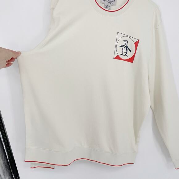 Original Penguin By Munsingwear Organic Cotton Sweatshirt XL New Golf Pickleball - Picture 3 of 9